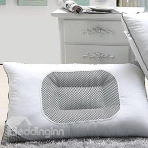 Exquisite Grey Bed Pillow with Lavender Ingredients