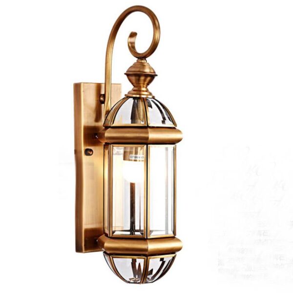 Copper Deluxe Wall Lights Modern with 1 Light