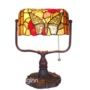 Artistic Soft Tiffany Table Lamps in Butterfly Pattern