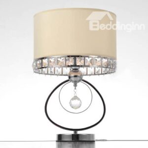 Post Modern Crystal Table Lamps Iron Art with 1 Light