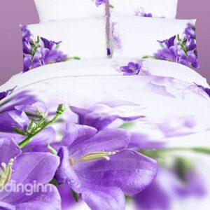 Verdurous 4 Piece Cotton Bedding Sets Active Printing Pattern