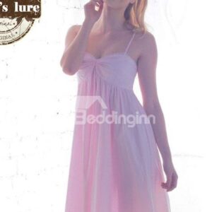 100% Cotton New Arrival Pretty Ruffles Edge Comfortable Casual Straps Loungewear