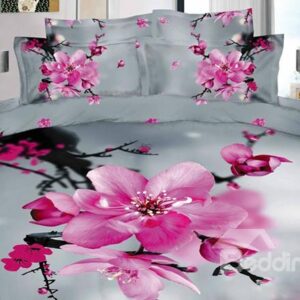 New Arrival Ink and Wash Style Print 4 Piece Bedding Sets/Duvet Cover Sets