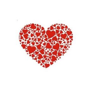 Beautiful and Red Sweetheart Lovely Wallpaper / Wallcovering