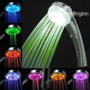 New Arrival Pressure Boost LED Colorful Shower Head Faucet