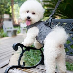 High Quality Soft Nylon Plaid Comfort Colorful Dog Harnesses