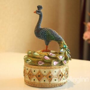 New Arrival Beautiful Peacock Jewelry Box