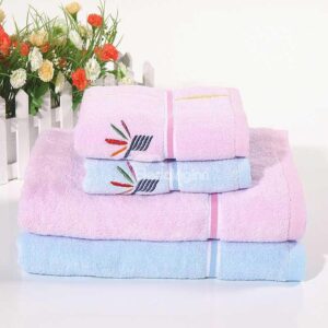 New Arrival Skin Care Twistless Embroidered Bath Towel