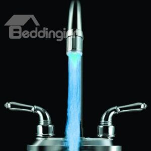 Unique LED Quick Flashing Faucet Seven Colors/Temperature Control