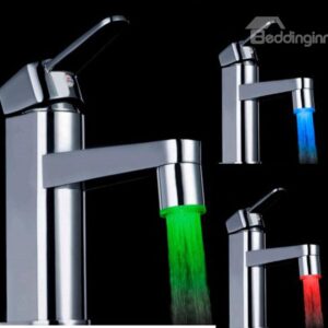 Unique Seven Colors quick flashing kitchen/Bathroom faucet