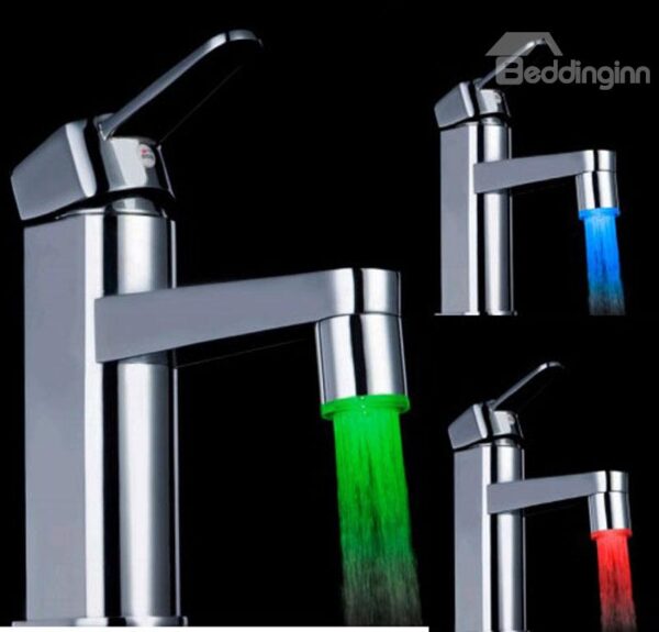 Unique Seven Colors quick flashing kitchen/Bathroom faucet
