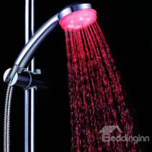 LED Shower Head Faucet Changing 3 Color by Temperature