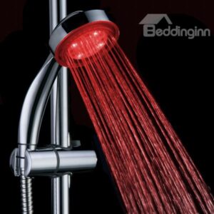 Simple Fashion Style 3 Colors changing Shower Head Faucet