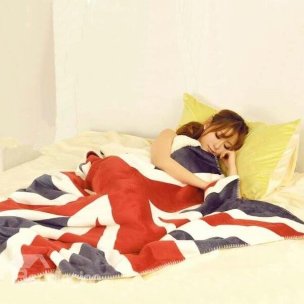 New Arrival High Quality Air Conditioning Union Jack Blanket