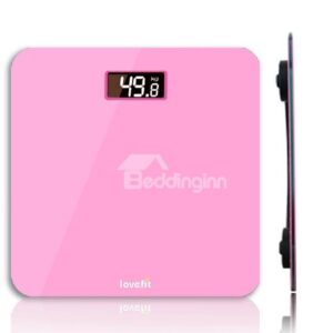 High Quality Simple Design Pretty Pink Bathroom Weight Scale