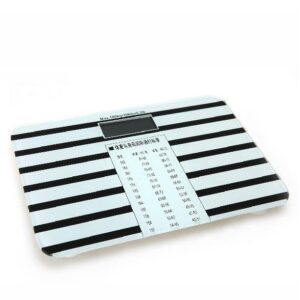 Zebra Print Style Bathroom Weight Scale