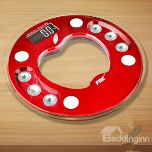 Hot Red Mini High Accuracy Bathroom Weight Scale