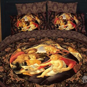New Arrival Elegant Famous Painting Print 4 Piece Bedding Sets/Duvet Cover Sets
