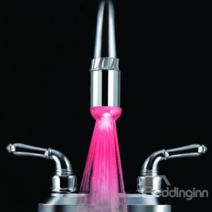 New Arrival Unique Three Color faucet changing color with temperature for kitchen/Bathroom