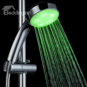 High Quality Three Color Changing by Temperature Head Shower