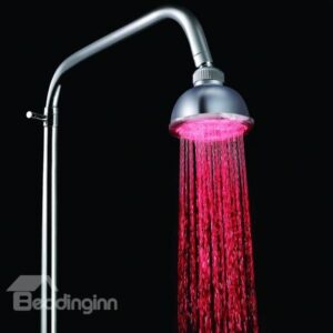 New Arrival LED Rainfall Shower Head faucet Changing Color by Temperature