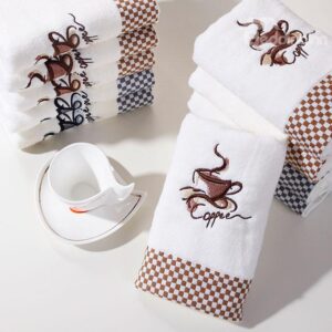 New Arrival Coffee Cup Print Twistless Towel