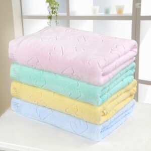 New Arrival High Quality 100% Cotton Skin Care Letter Bath Towel