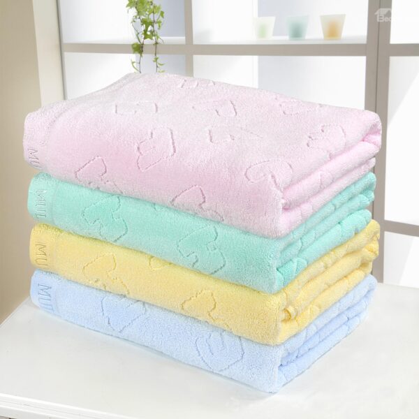 New Arrival High Quality 100% Cotton Skin Care Letter Bath Towel