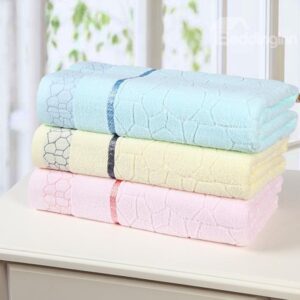 New Arrival High Quality 100% Cotton Skin Care Water Cube Bath Towel
