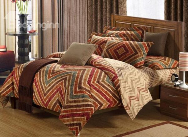 New Arrival 100% Cotton Thick Brushed 4 Piece Bedding Sets/Duvet Cover Sets