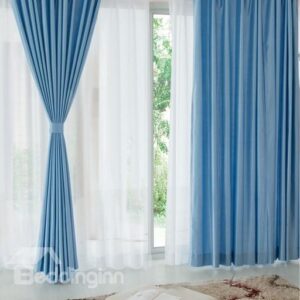 Eco-Fine Two- piece Plus Size Cheap Price Living Room & Bed Room Curtain