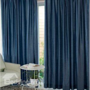 Eco-Fine Polyester Cotton Two Pieces Eco- Friendly Living Room & Bed Room Curtain