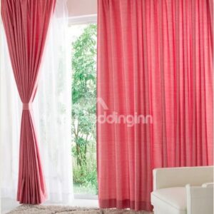 Eco-Fine Polyester Cotton MadeTwo-Piece Eco- Friendly Living Room & Bed Room Curtain