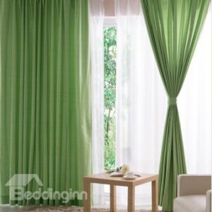 Eco-Fine Polyester Cotton Made One Piece Eco- Friendly Curtain