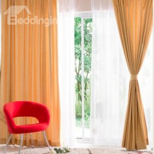 Eco-Fine Polyester Cotton Made One Piece Eco- Friendly Modern Style Curtain