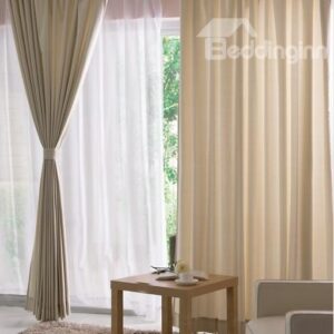 Eco-Fine Polyester Cotton Made Affordable Price Eco- Friendly Modern Curtain