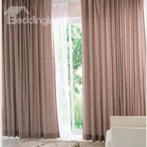 Eco-Fine Polyester Cotton Made Affordable Price One Piece Modern Curtain