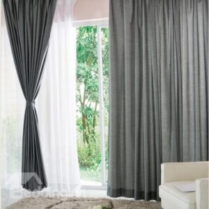 Eco-Fine Polyester Cotton Made Affordable Price Two-Piece Hot Selling Curtain