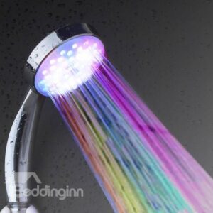 LED Colorful Self-Luminous Handheld Shower Head faucet