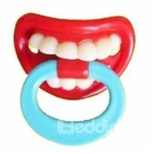New Arrival Unique in Design Funny Pacifiers with Ringer