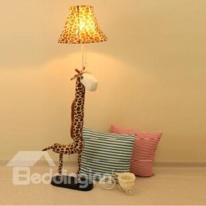 Creative Fabric Giraffe Shape Pets Adjustable Floor Lamp Table Lamp