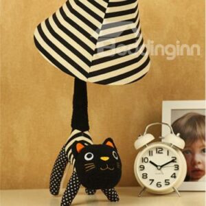 Creative Fabric Cat Shape Pets Adjustable Cute Table Lamp