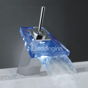 New Arrival Single Handle LED Three Color Heat Discoloration Bathroom/Kitchen Faucet