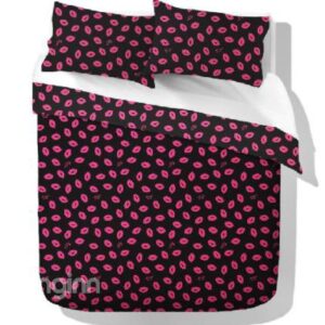 New Arrival 100% Cotton Sexy Kiss 4 Piece Bedding Sets/Duvet Cover Sets