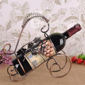New Arrival Grape Decorative Wrought Iron Artware Wine Rack