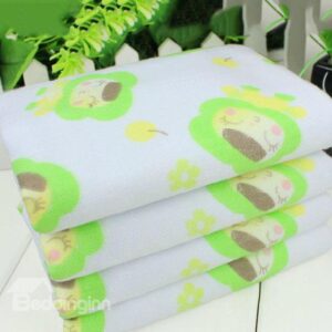 New Arrival Comfortable Skin Care Cotton Baby Print Soft Children Towel