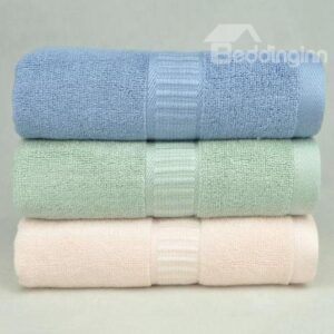 New Arrival Comfortable Bamboo Pure Color 2-piece Towel