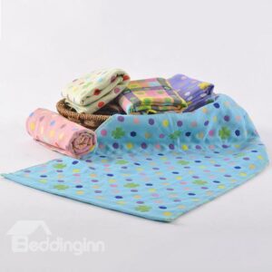 New Arrival Bright Color Spots Print Towel