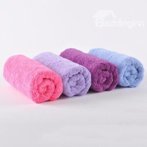 New Arrival Water Absorption Pure Color Thick Towel