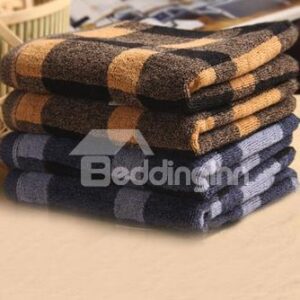 High Quality 100% Cotton Top Grade Checks Patterns Soft Towel